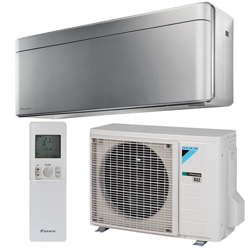Climatiseur Mural Daikin Stylish Argent Wi-Fi – 2,0 à 5,0 kW A+++
